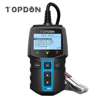 TOPDON 12V φορητή μπαταριών διαγνωστική μηχανή δοκιμής μπαταριών ελεγκτών αυτόματη