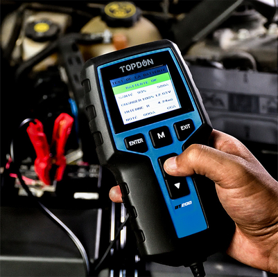 12V BT200 φορητό μπαταριών ελεγκτών συσκευών ανάλυσης εργαλείο ανιχνευτών φόρτισης οχημάτων λυγίζοντας